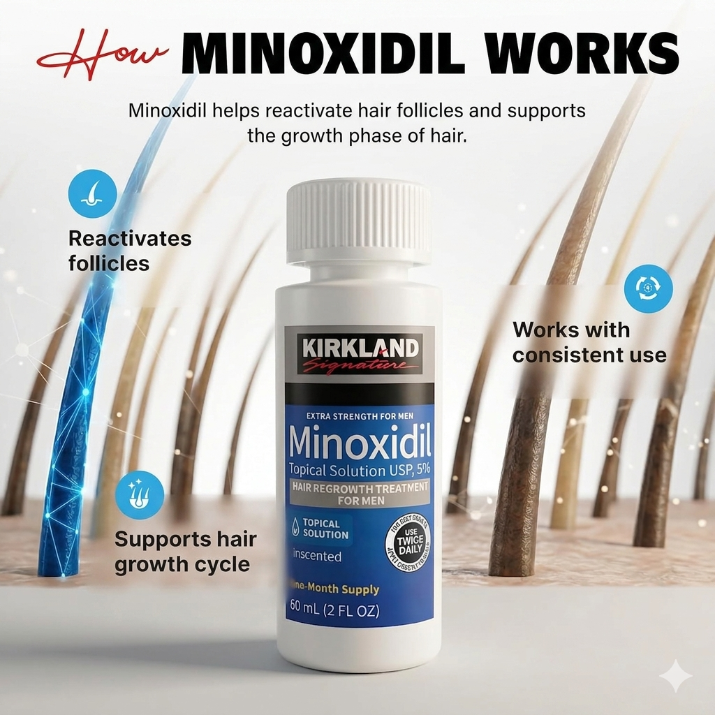 Kirkland Minoxidil, 6 Month Supply