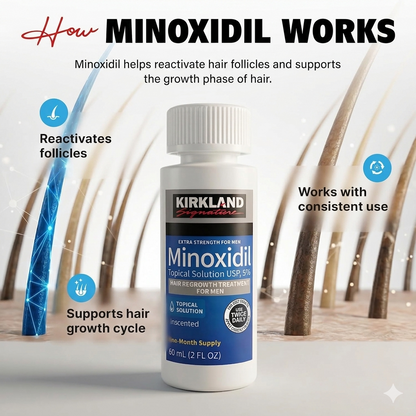 Kirkland Minoxidil, 6 Month Supply