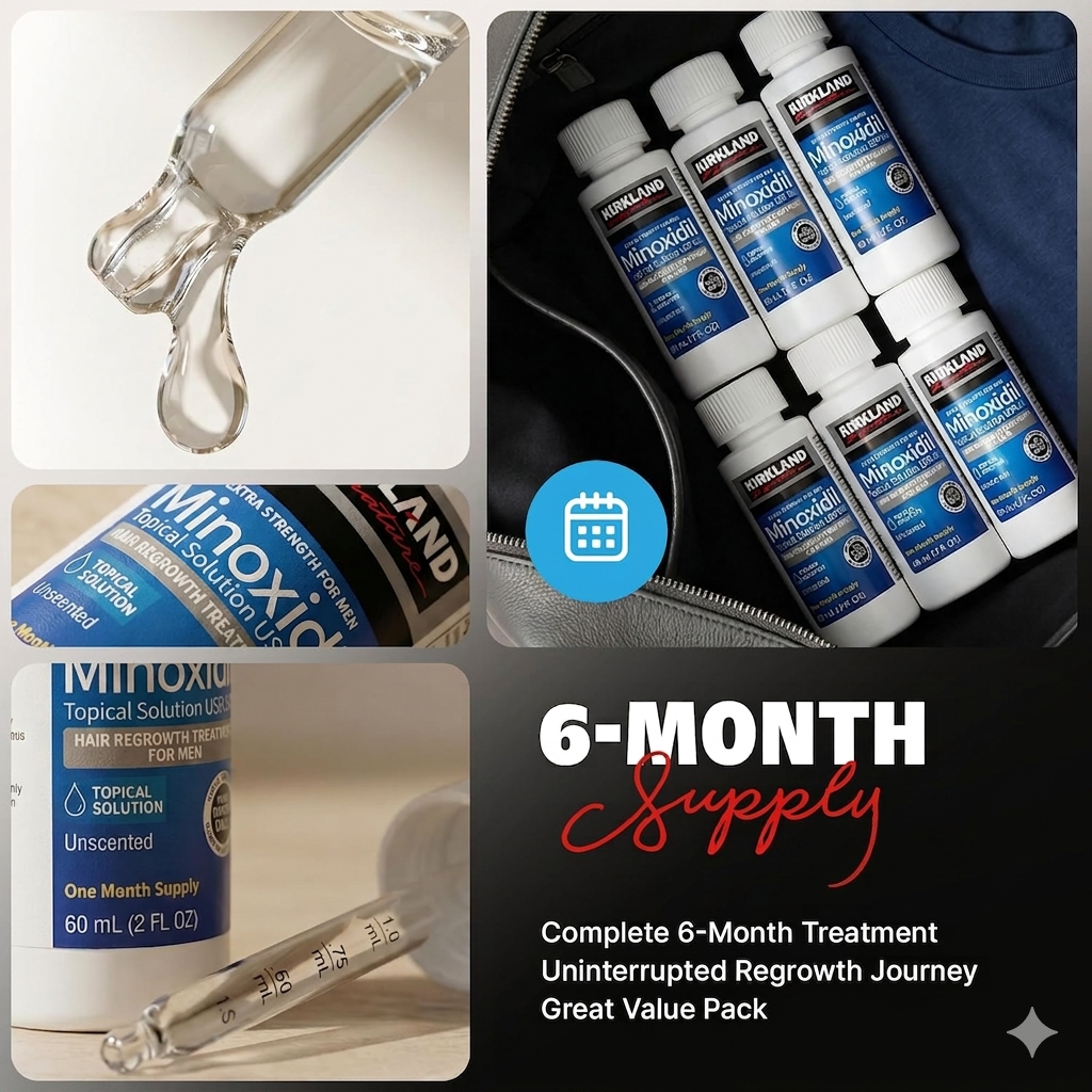 Kirkland Minoxidil, 6 Month Supply