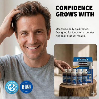 Kirkland Minoxidil, 6 Month Supply