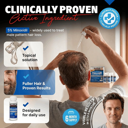 Kirkland Minoxidil, 6 Month Supply